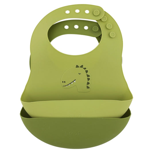 Trixie Bavaglino in silicone 2 pz Mr.Dino