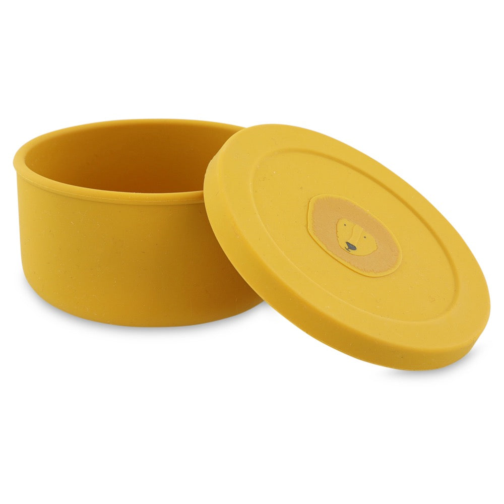 Trixie Contenitore per snack in silicone con coperchio Mr.Lion