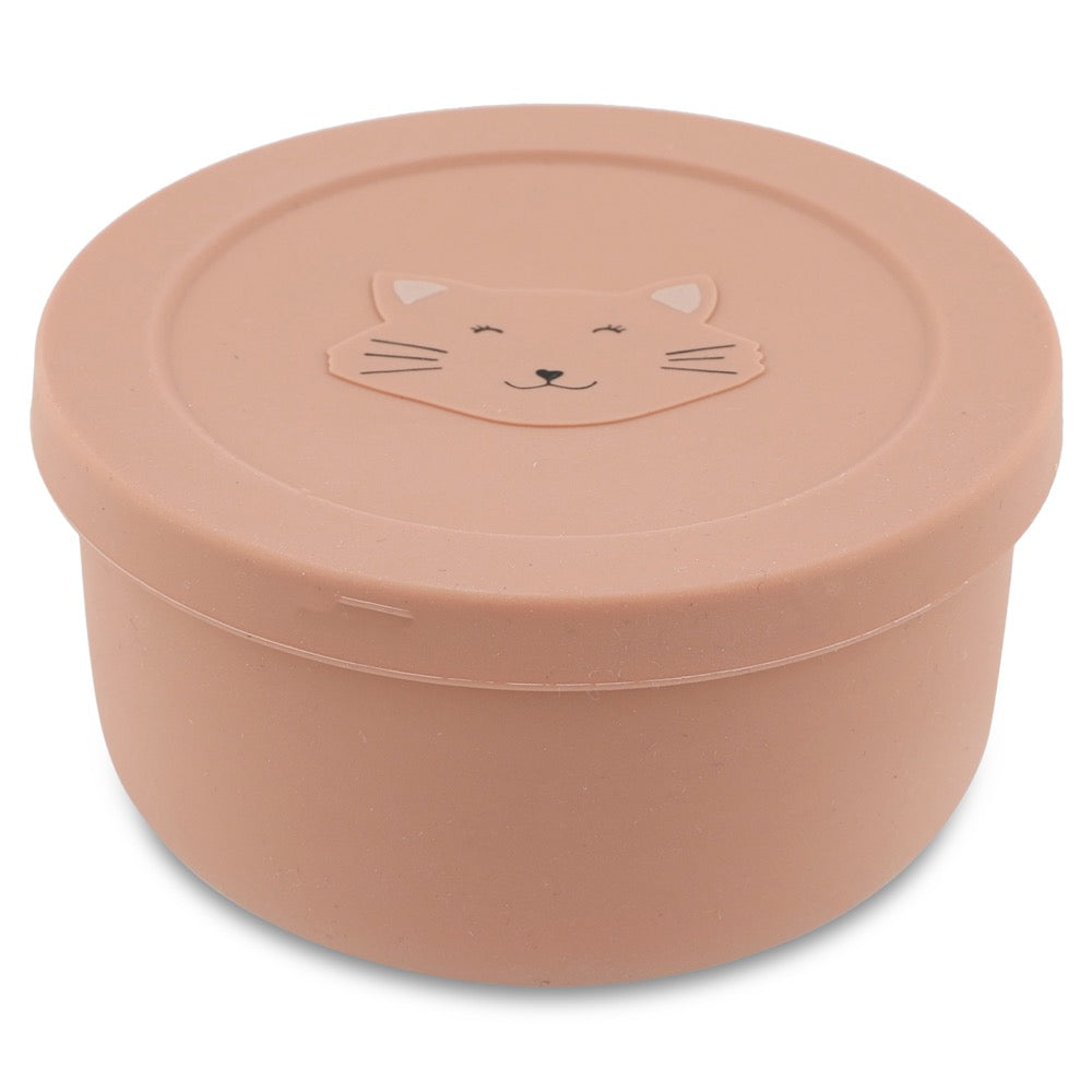 Trixie Contenitore per snack in silicone con coperchio Mrs.Cat