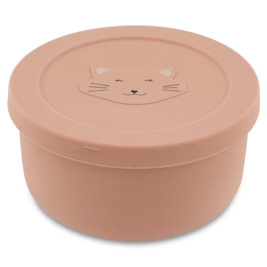 Trixie Contenitore per snack in silicone con coperchio Mrs.Cat