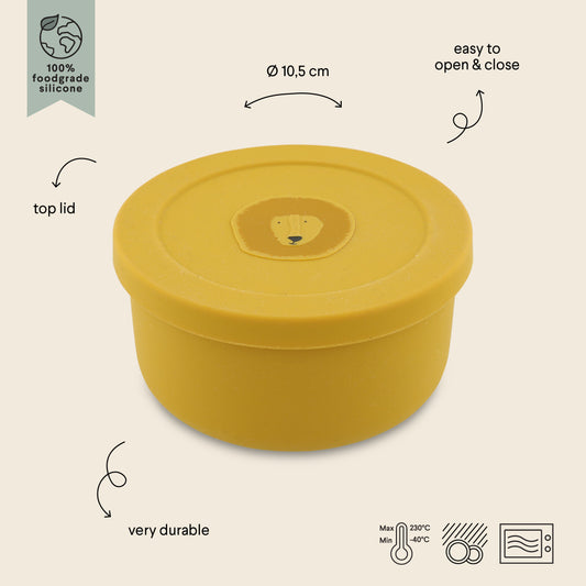 Trixie Contenitore per snack in silicone con coperchio Mr.Lion