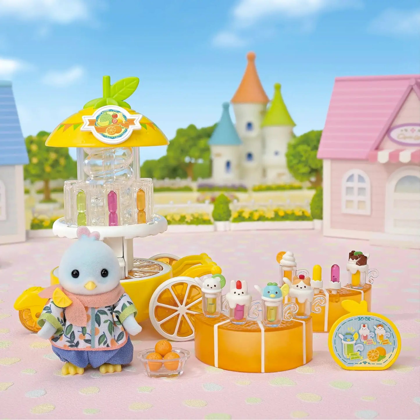 Epoch 5861 Sylvanian  Families - Chiosco Dei Succhi Citrus Bird Parco divertimenti