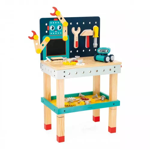 Janod Banco da lavoro robot grande Brico'Kids