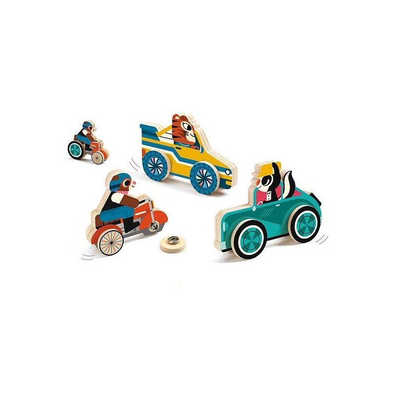 Djeco Clip'n'Roll Gioco delle clip - Emotions Toy