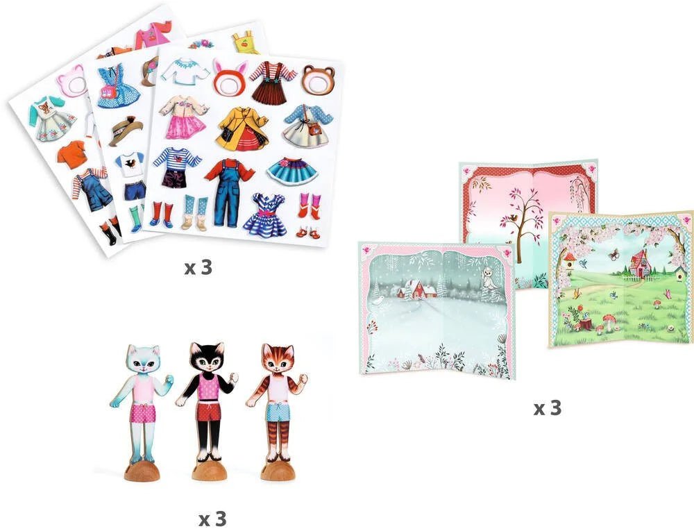 Djeco Collage Piccolo guardaroba - Emotions Toy