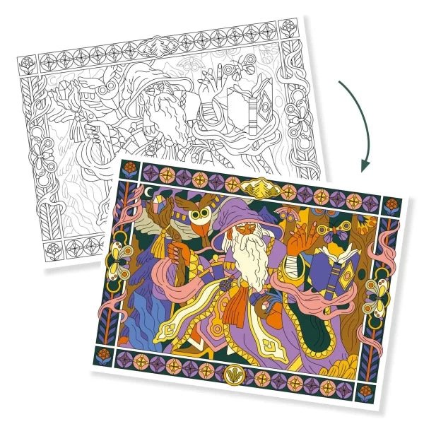 Djeco Colouring Gallery Eroi - Emotions Toy