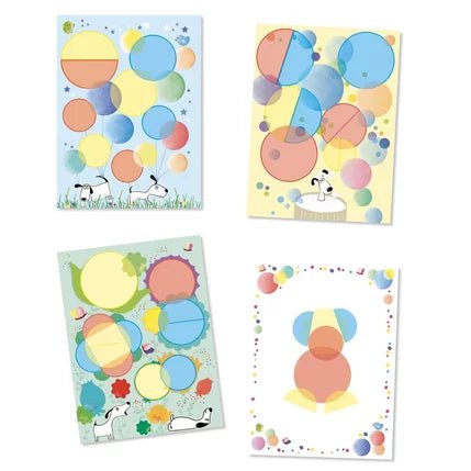 Djeco Creare con adesivi - Emotions Toy