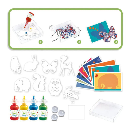 Djeco Dipingere con le biglie - Emotions Toy