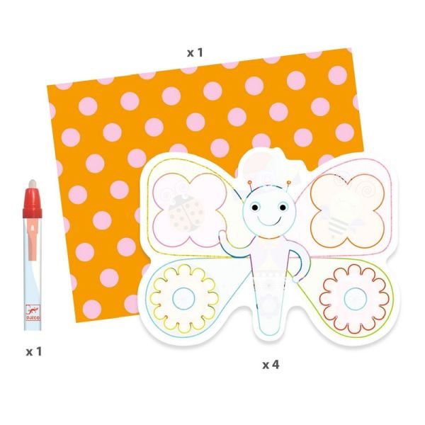 Djeco Disegni da colorare magici. Animalolen - Emotions Toy