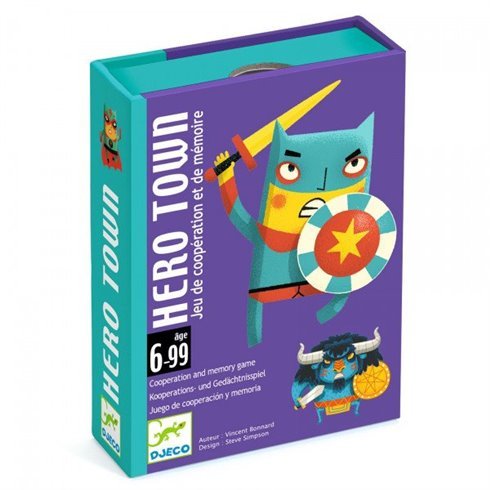 Djeco Gioco di carte Hero Town - Emotions Toy