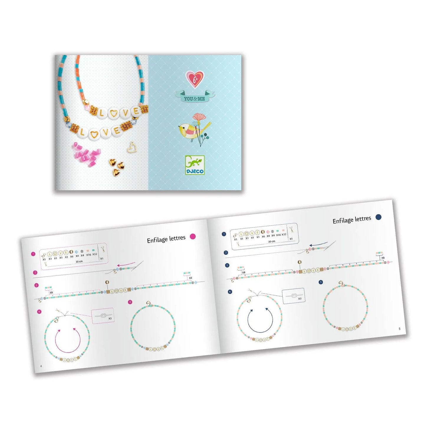 Djeco Gioielli da creare You & Me Nomi - Emotions Toy