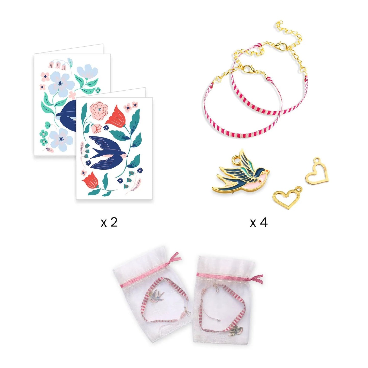Djeco Gioielli da creare You & Me Rondini - Emotions Toy
