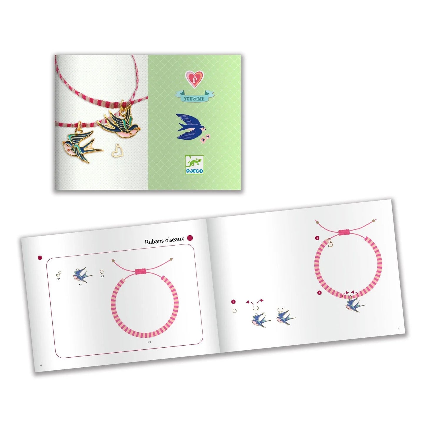 Djeco Gioielli da creare You & Me Rondini - Emotions Toy