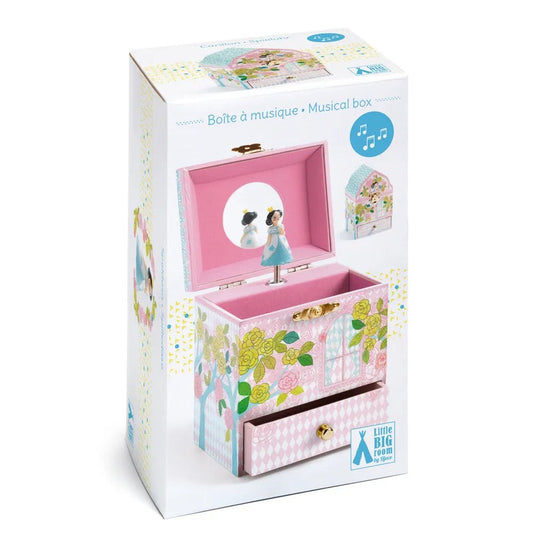 Djeco Little Big room Carillon Portagioie Castello con principessa - Emotions Toy