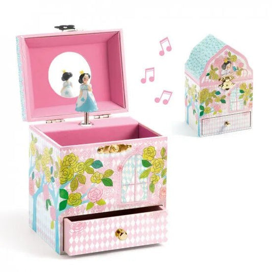 Djeco Little Big room Carillon Portagioie Castello con principessa - Emotions Toy