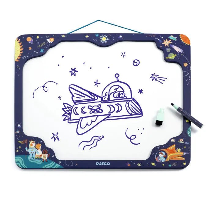 Djeco Little Big Room Lavagna Magnetica Spazio - Emotions Toy