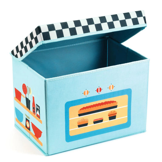 Djeco Little Big room Scatola portagiochi con seduta Cucina - Emotions Toy