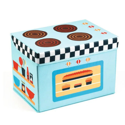 Djeco Little Big room Scatola portagiochi con seduta Cucina - Emotions Toy