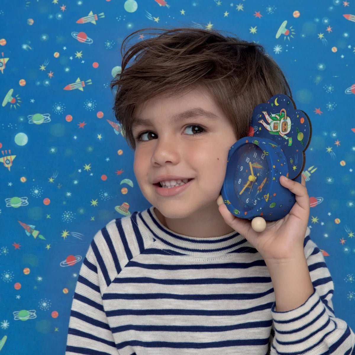 Djeco Little Big room Sveglia illustrata Spazio - Emotions Toy