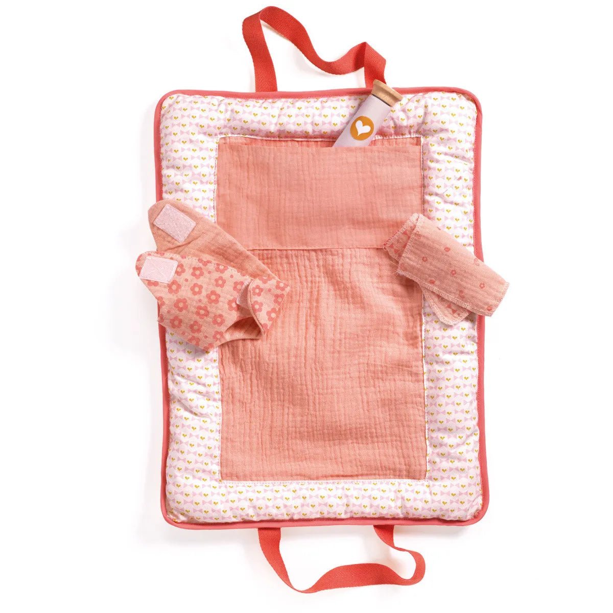 Djeco Pomea Borsa fasciatoio con prodotti per bambole - Emotions Toy