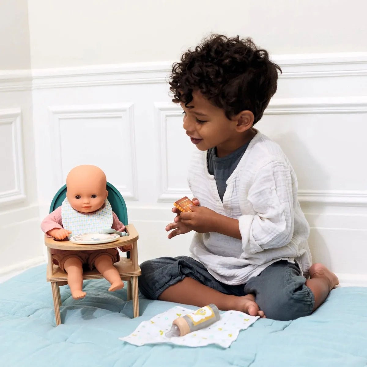 Djeco Pomea Sediolone per bambole in legno - Emotions Toy