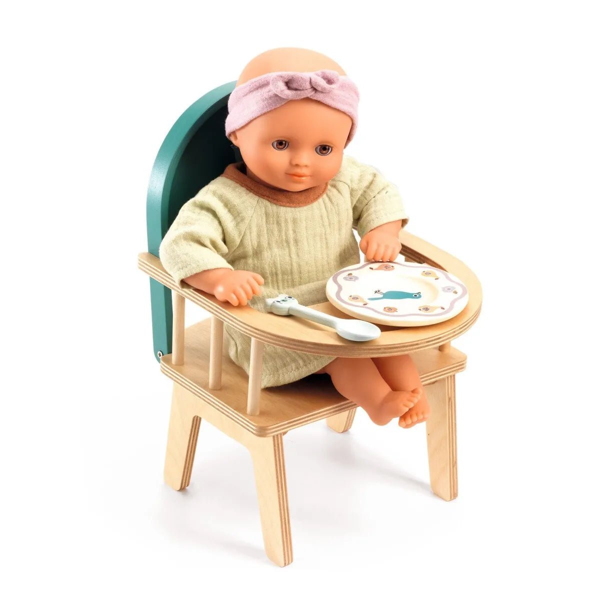 Djeco Pomea Sediolone per bambole in legno - Emotions Toy