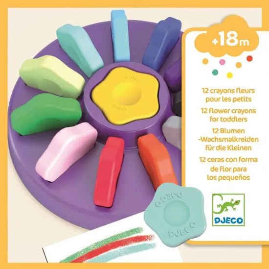 Djeco Primi colori a forma di fiori - Emotions Toy