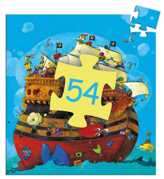 Djeco Puzzle La nave di Barbarossa 54 pezzi - Emotions Toy