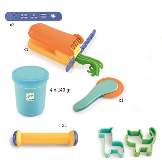Djeco Starter Kit pasta da modellare - Emotions Toy