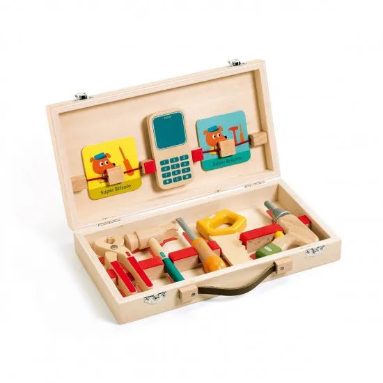 Djeco Super Bricolo Cassetta degli attrezzi - Emotions Toy