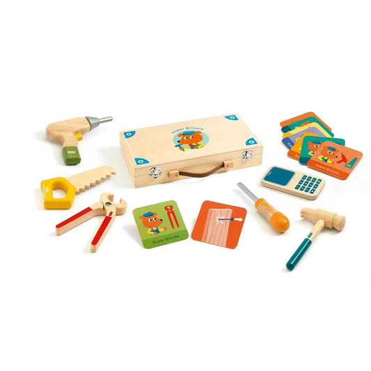 Djeco Super Bricolo Cassetta degli attrezzi - Emotions Toy