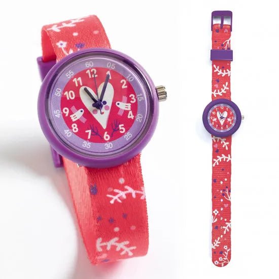 Djeco Ticlock Orologio al quarzo Cuore - Emotions Toy