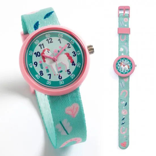 Djeco Ticlock Orologio al quarzo Unicorno - Emotions Toy