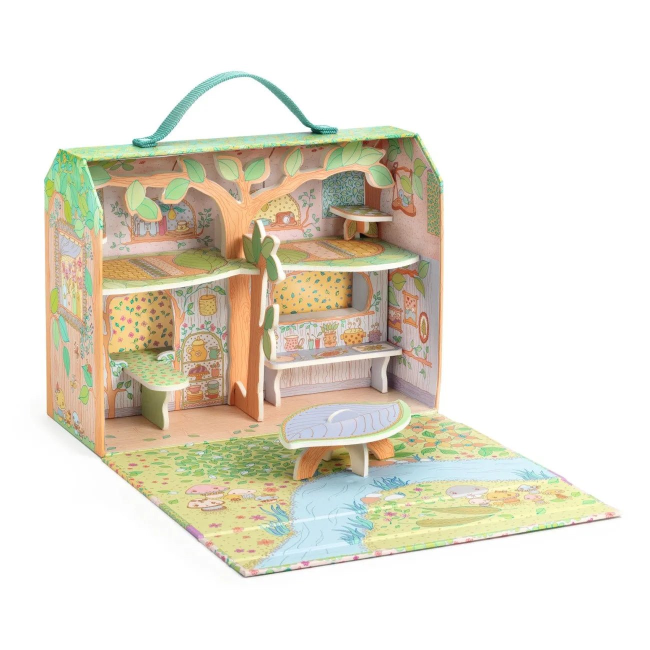 Djeco Tinyly Casetta nel bosco Sylvia & Fox - Emotions Toy