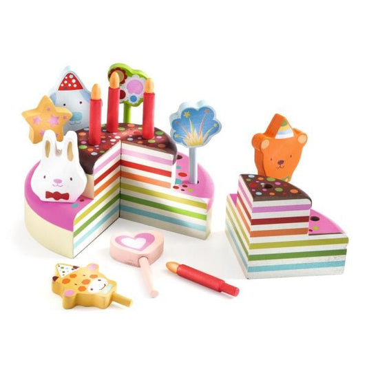 Djeco Torta di compleanno da decorare - Emotions Toy
