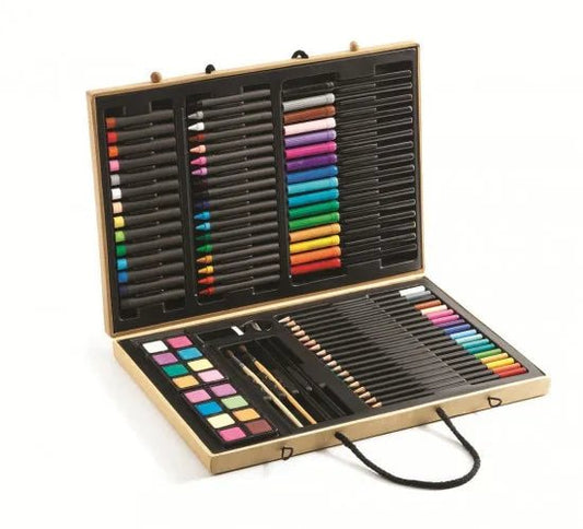 Djeco Valigetta d'arte 88 pz - Emotions Toy