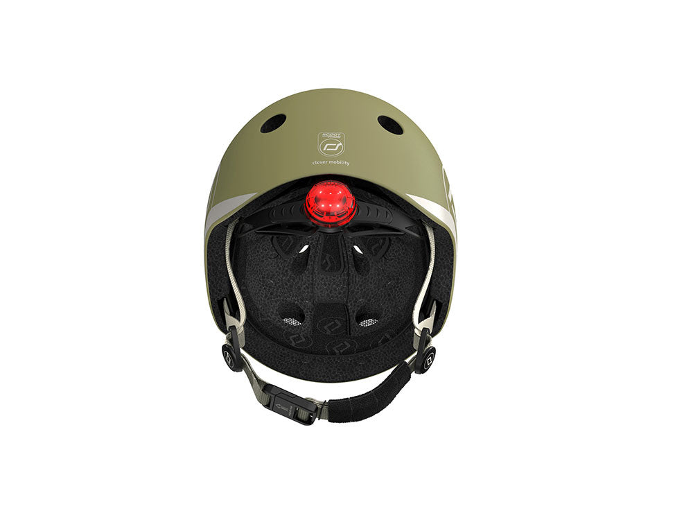 Scoot & Ride  Casco per bambini Oliva  taglia S - M