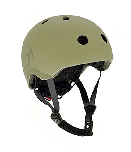 Scoot & Ride  Casco per bambini Oliva  taglia S - M