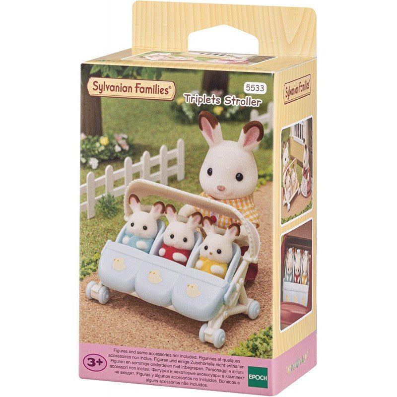 Epoch 5533 Sylvanian Family Passeggino per trigemini - Emotions Toy