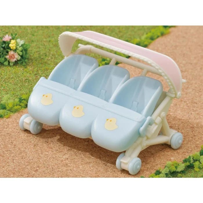 Epoch 5533 Sylvanian Family Passeggino per trigemini - Emotions Toy