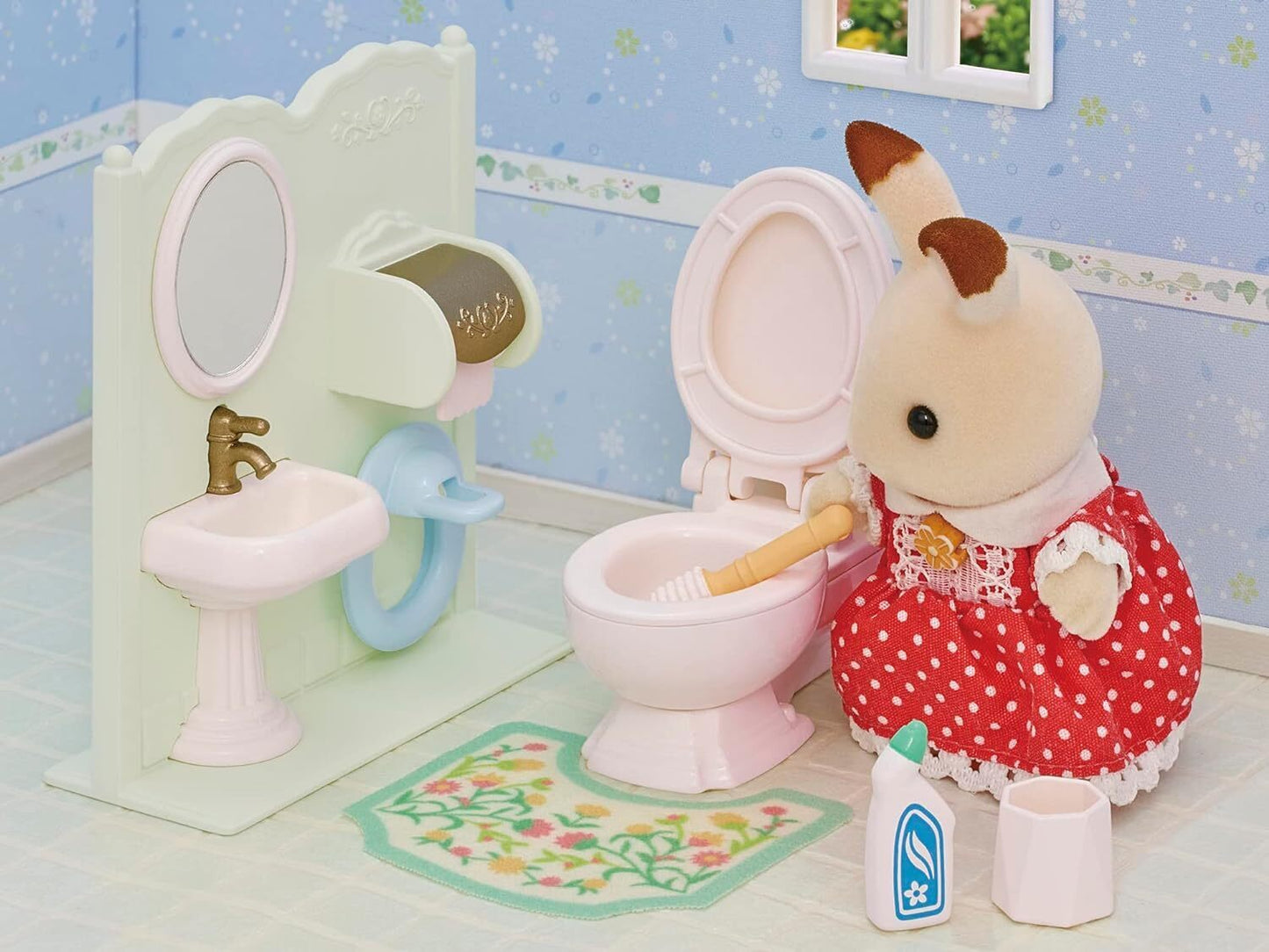 Epoch 5740 Sylvanian Family Set accessori toilette - Emotions Toy