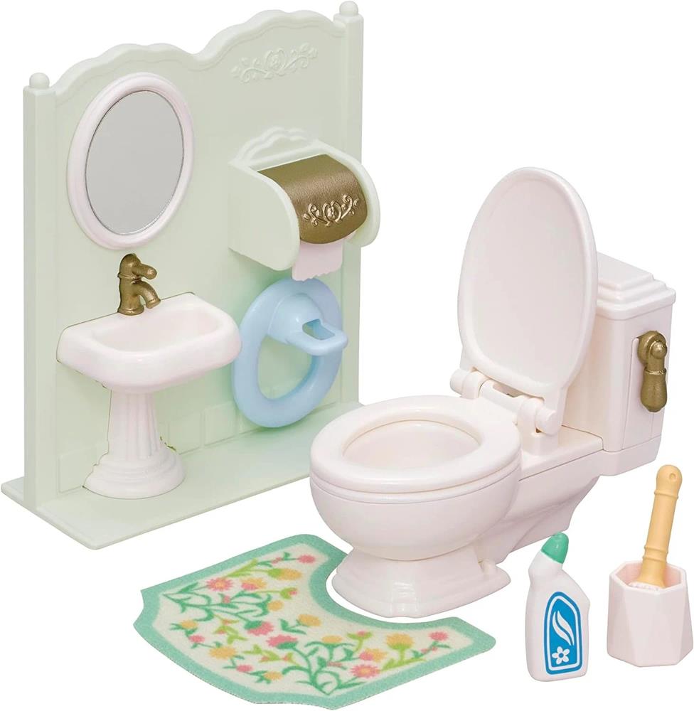 Epoch 5740 Sylvanian Family Set accessori toilette - Emotions Toy