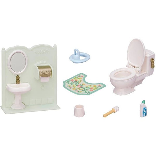Epoch 5740 Sylvanian Family Set accessori toilette - Emotions Toy