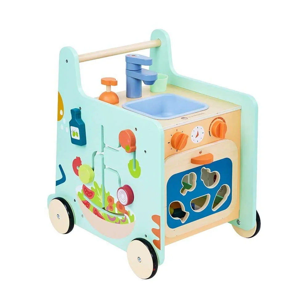 Eurekakids Cucina passeggino in legno 2 in 1