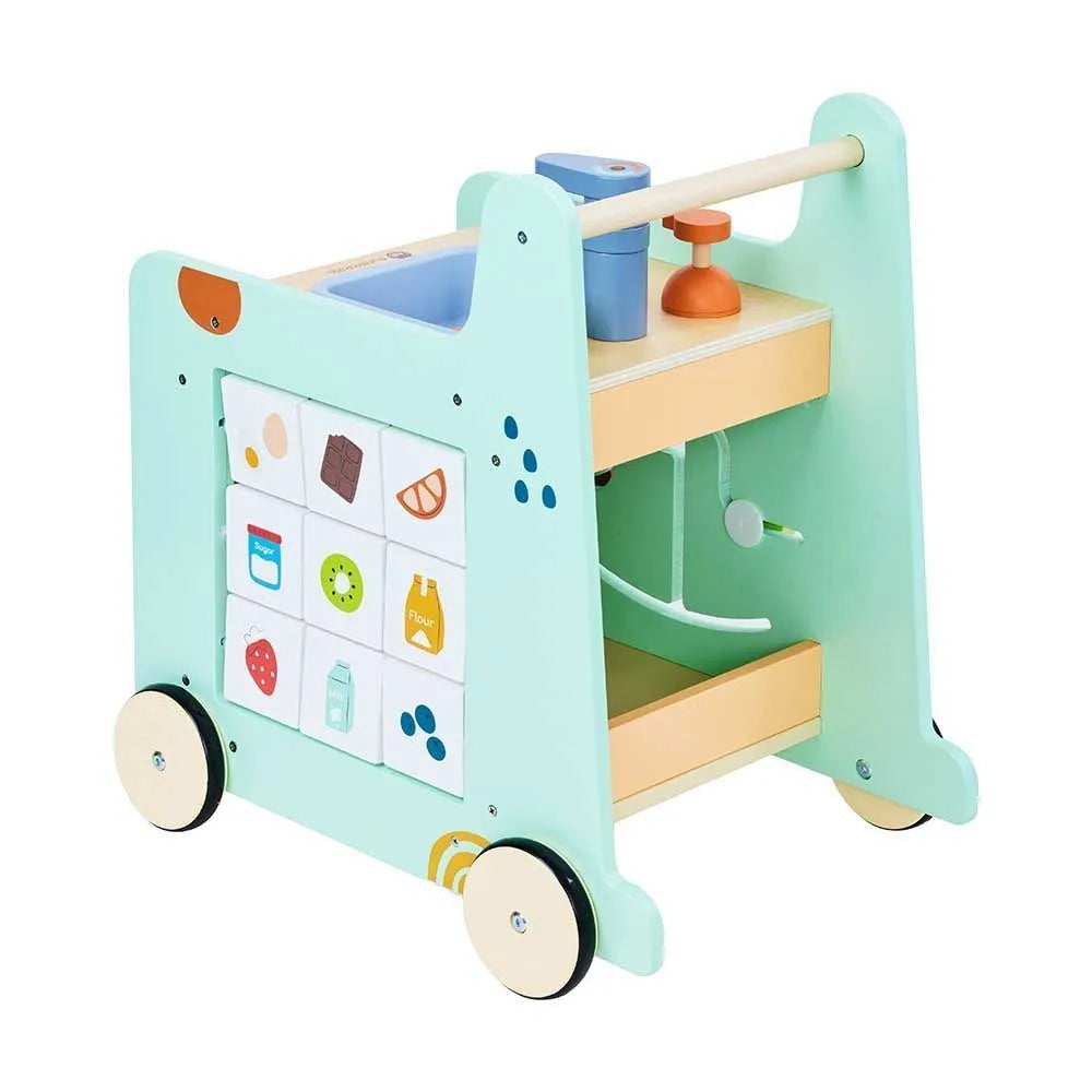 Eurekakids Cucina passeggino in legno 2 in 1