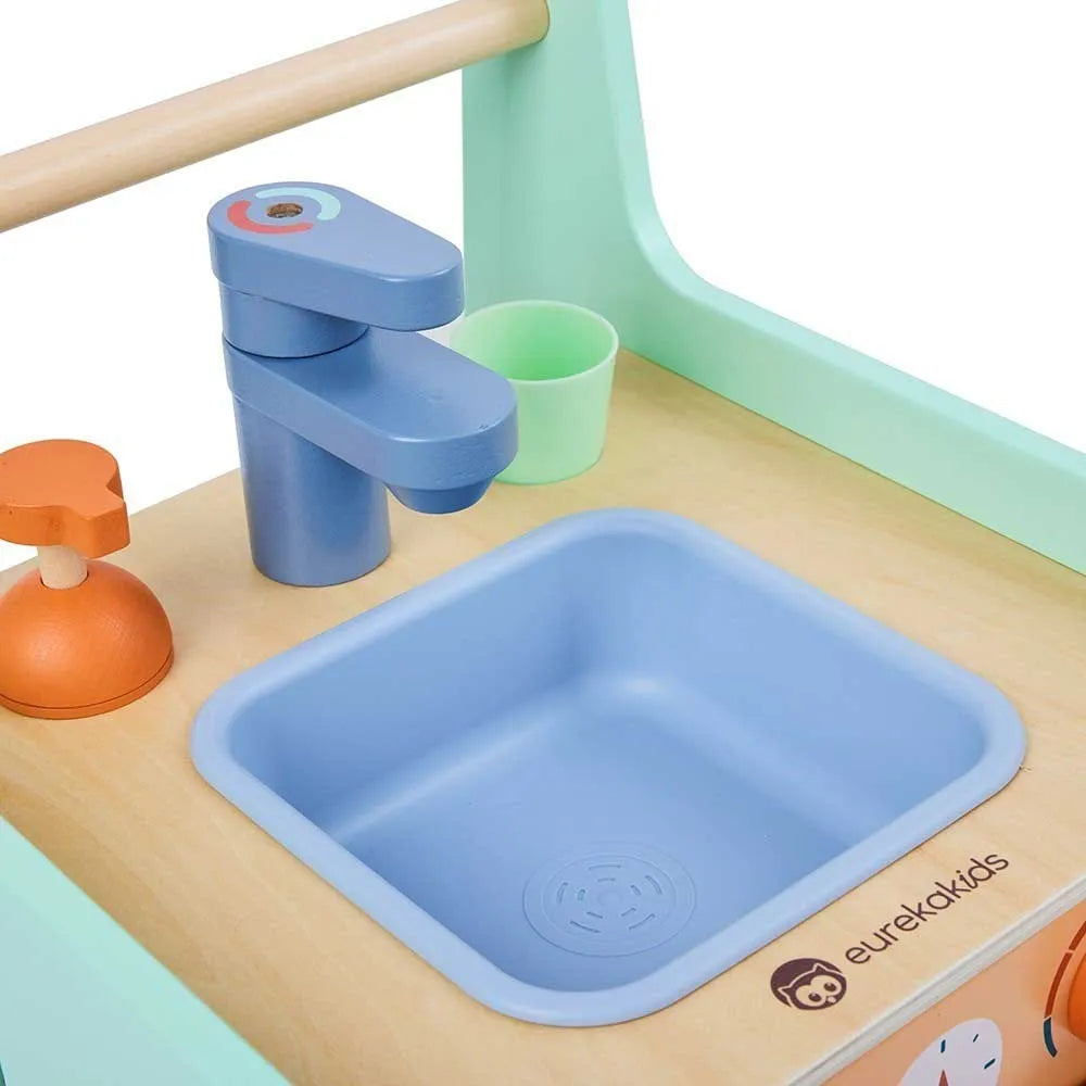 Eurekakids Cucina passeggino in legno 2 in 1