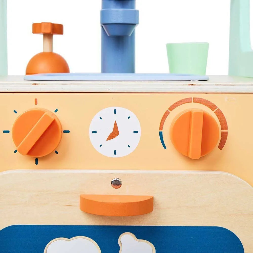 Eurekakids Cucina passeggino in legno 2 in 1