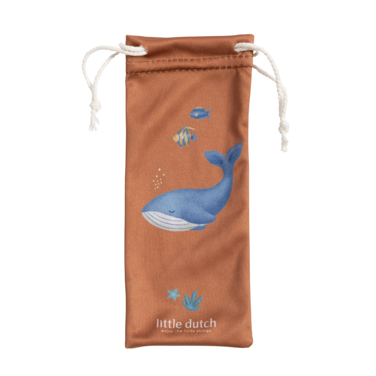 Occhiali da sole Little Dutch Ocean Splash con montatura colorata e lenti trasparenti, perfetti per bambini estivi.