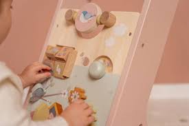 Carrellino per primi passi Little Dutch Fairy Garden con manico ergonomico e ruote, ideale per i primi passi dei bambini