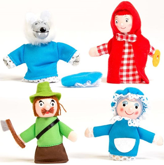 Eurekakids Burattini da dito Cappuccetto Rosso 4 pezzi - Papers & Dreams - Dove i sogni dei bambini prendono forma